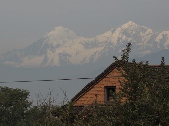 View of Himalaya from Gamcha