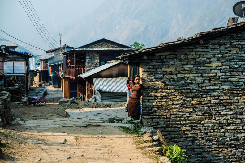 A Village in Manaslu, Nepal