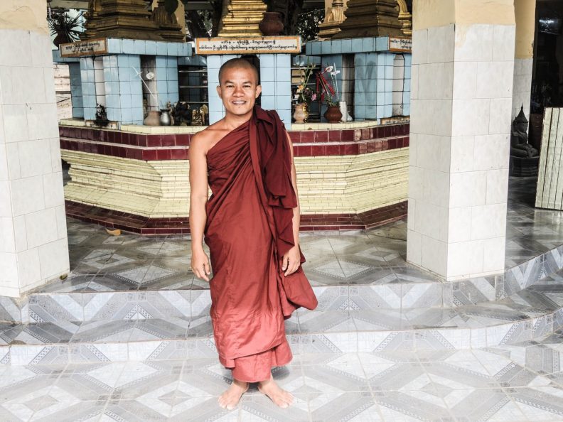 U Nan in Mandalay, Myanmar, 2013