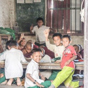 School Children in Mandalay, Myanmar