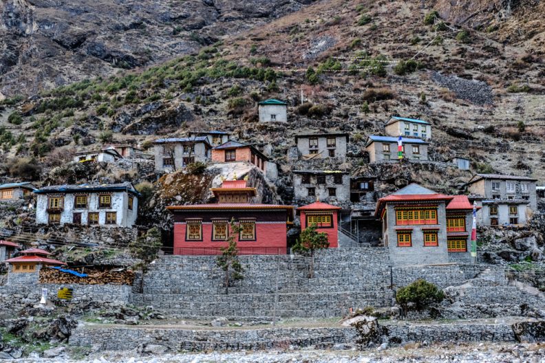 The monastery in Beding, Himalaya, Nepal