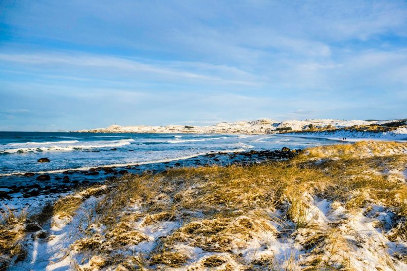Hellestø stranden på Jæren (Arkivbilde fra November 2017)