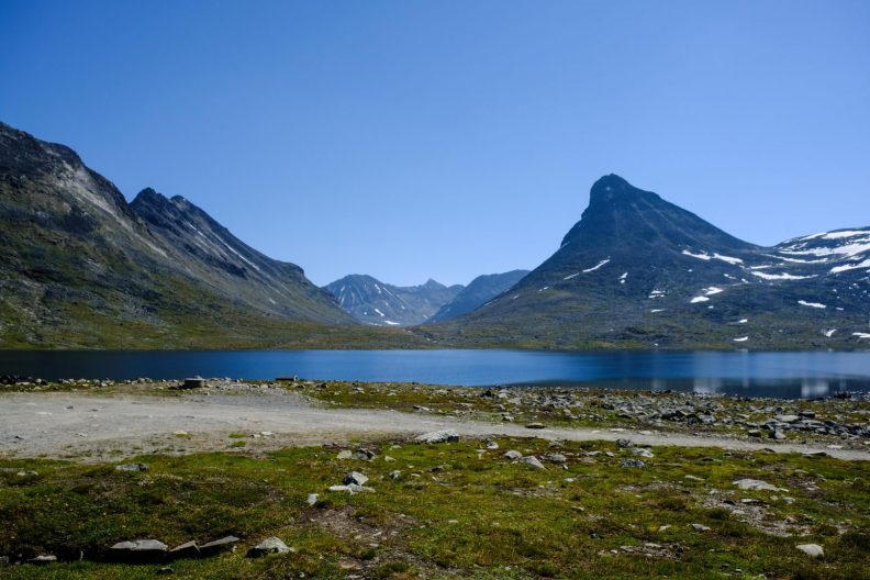 Landscape at Leirvassbu in Jotunheimen, Norway