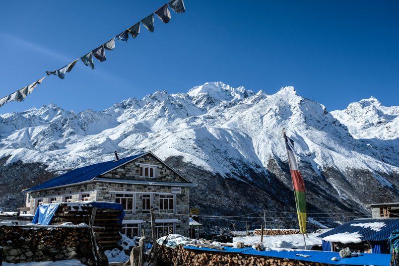 Kyanjin Gompa Village in Langtang, Himalaya, Nepal