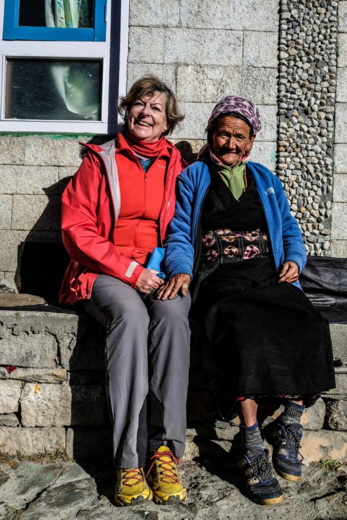 Julie together on adventure in Himalaya, Nepal