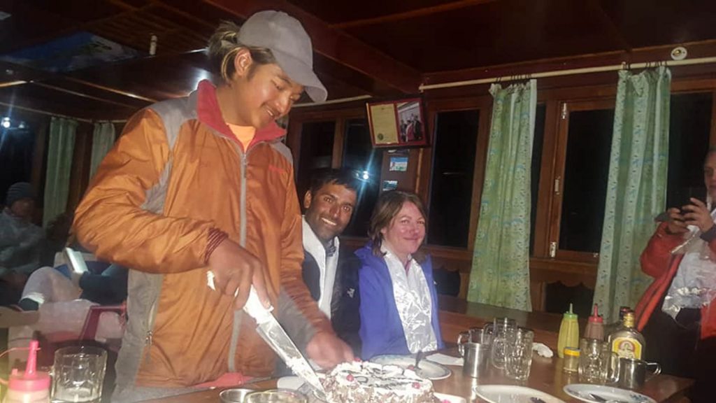 Birthdayparty in the Himalayas