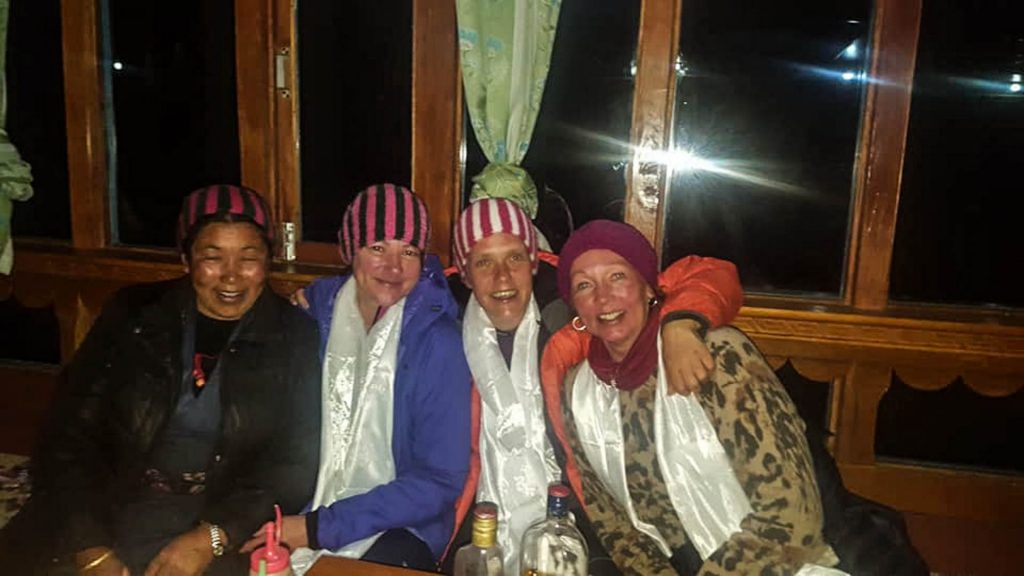 Birthdayparty in the Himalayas