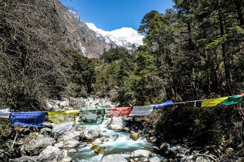 Langtang Lirung 7.234 meter in Langtang, Himalaya, Nepal