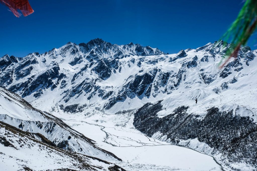 Breathtaking view of Langtang Valley, Himalaya, Nepal