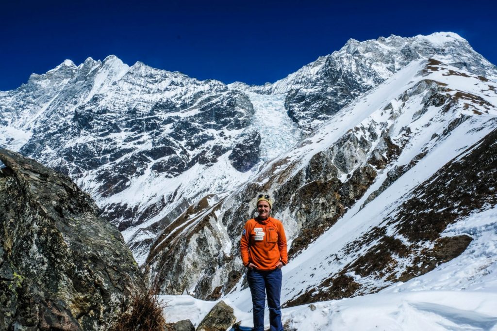 Breathtaking surroundings Kyanjin Ri 4.400 meter, Langtang Valley, Himalaya, Nepal