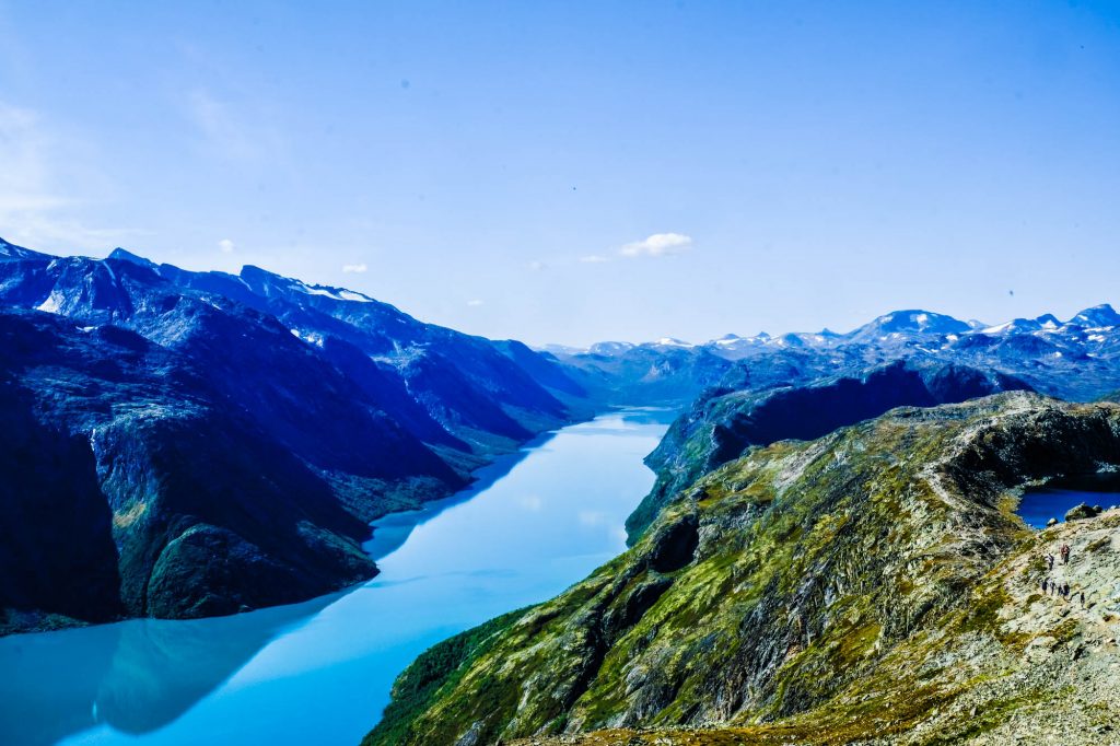 Gjende lake in Jotunheimen, Norway