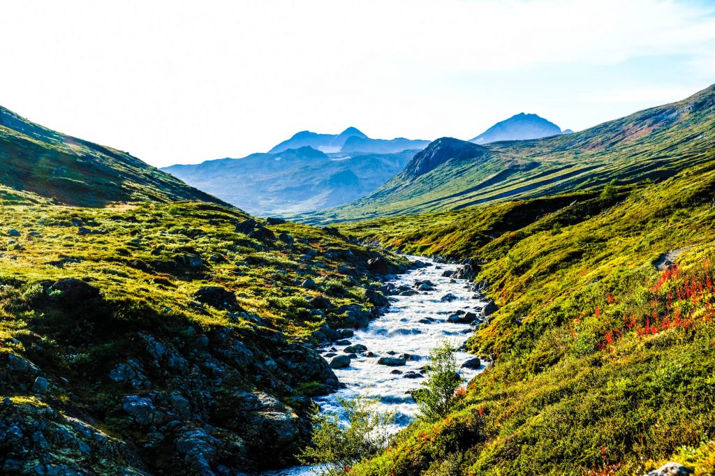 Memuru valley in Jotunheimen, Norway